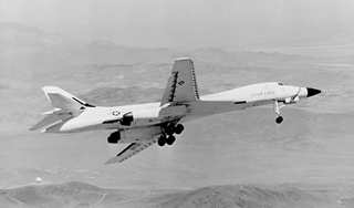 Rockwell B-1A prototype, painted in anti-flash white